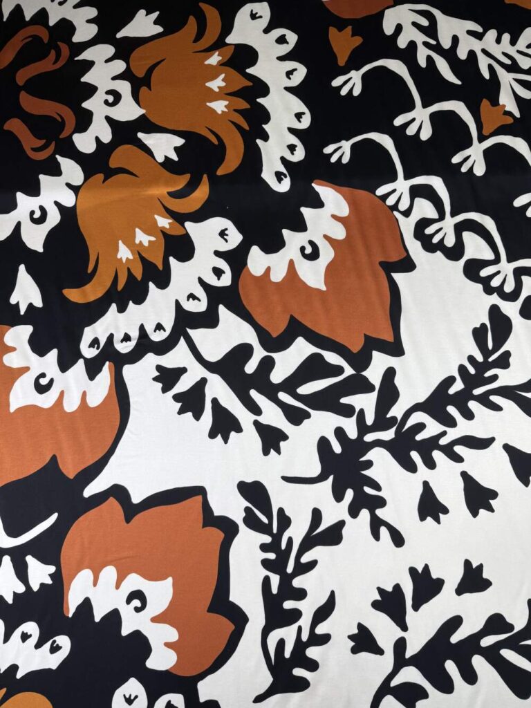 Coral Viscose Fabric