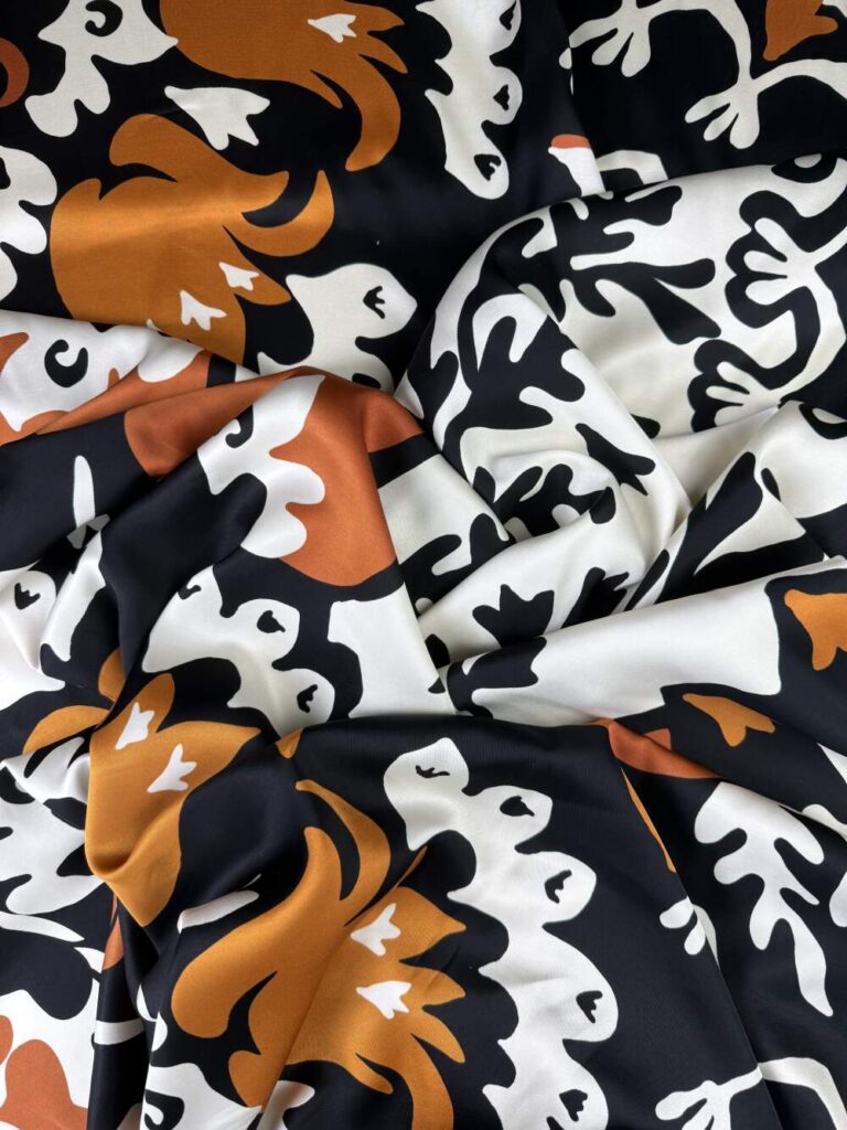 Coral Viscose Fabric