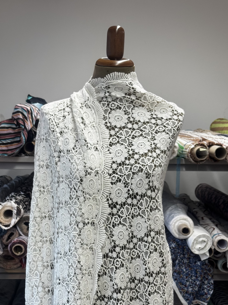 MACRAME' LANA BIANCO